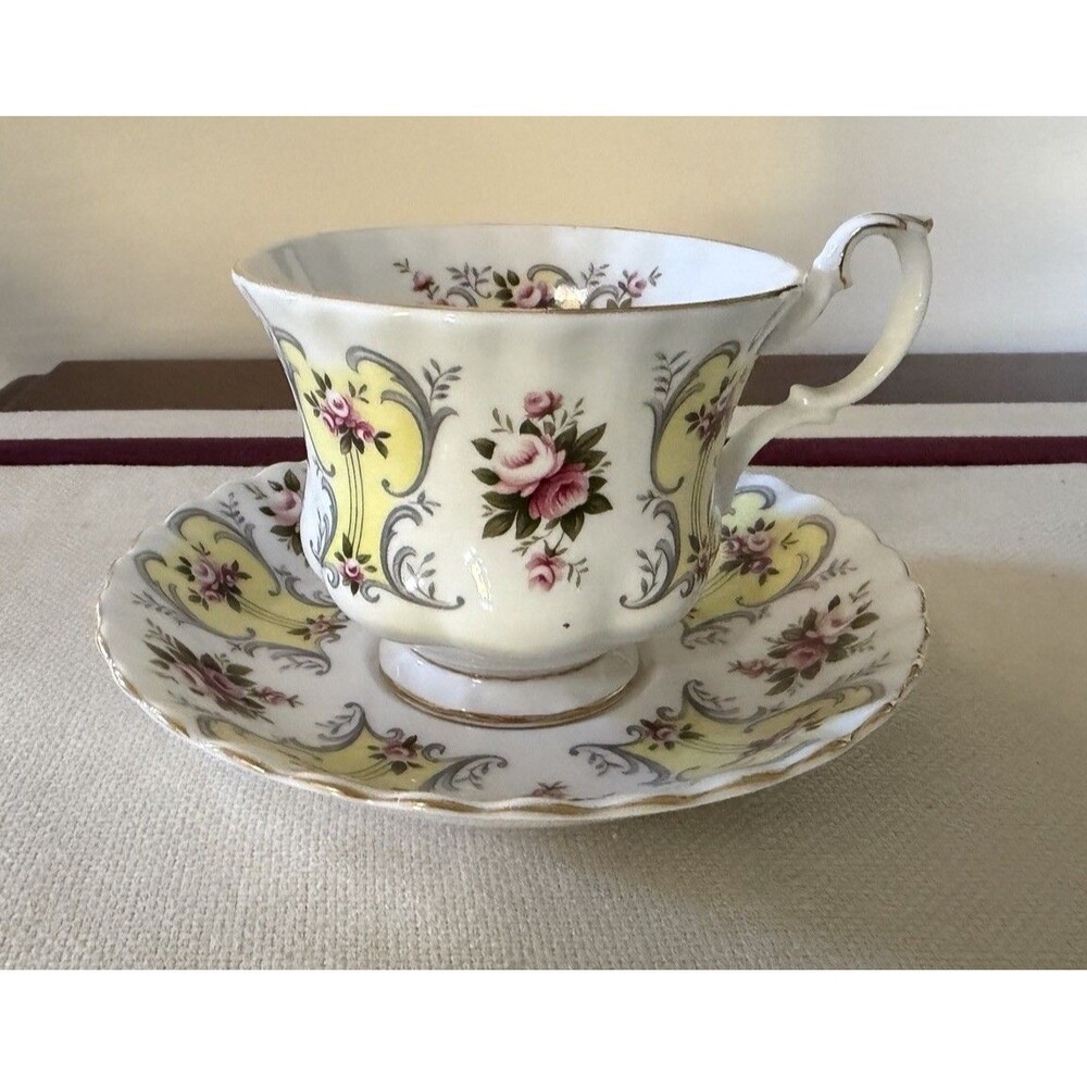 Royal Albert Love Story Series Suzanne Teacup and Saucer Vintage Bone China